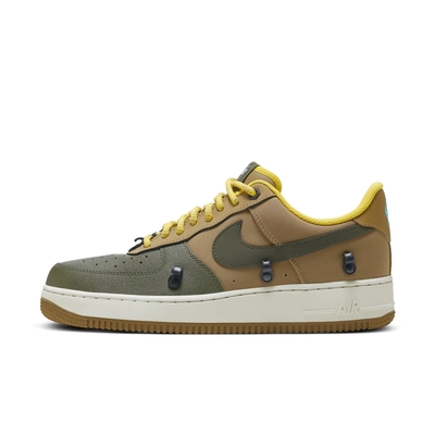 NIKE AIR FORCE 1 07 PRM 男休閒運動鞋-綠咖啡色-FV4459330