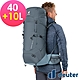 【deuter 德國】AIRCONTACT CORE 40+10L拔熱式透氣背包3350122黑水藍/長途登山包/自助背包客/休閒旅遊包 product thumbnail 1