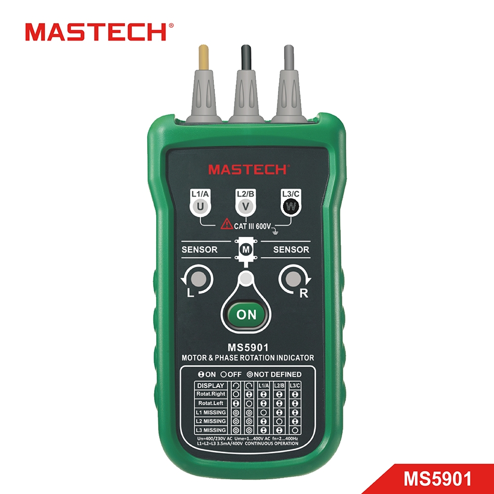 MASTECH 邁世 MS5901電機和相位旋轉指示器