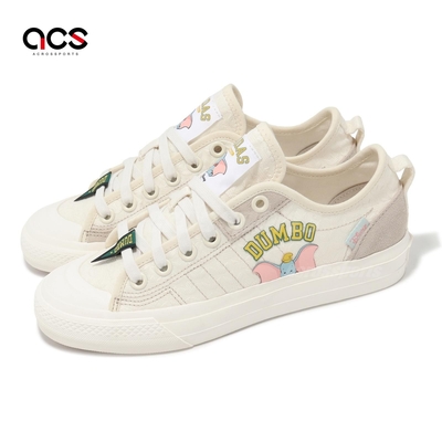 adidas x Dumbo 休閒鞋 Nizza RF 男鞋 女鞋 米白 小飛象 聯名 帆布 麂皮 愛迪達 IE5881