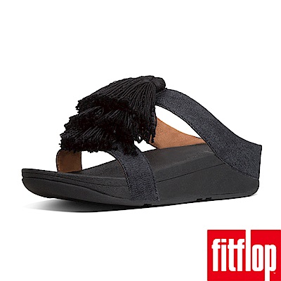 FitFlop FINO厚底涼鞋黑色