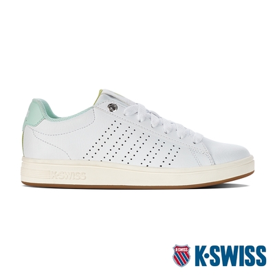 K-SWISS Base Court時尚運動鞋-女-白/綠