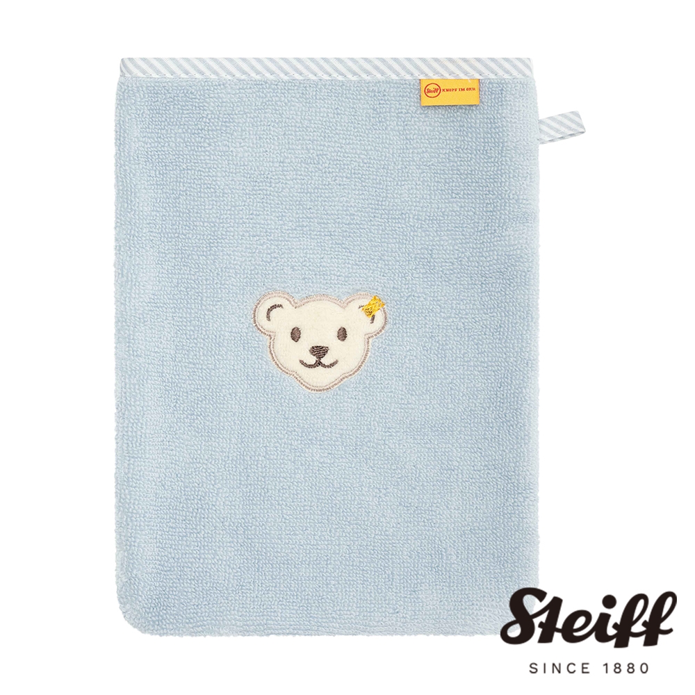 STEIFF德國金耳釦泰迪熊 洗澡巾17x23cm 衛浴系列