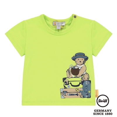 STEIFF德國精品童裝 旅行熊 短袖T恤 上衣 9個月-1.5歲