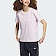 Adidas RCO GFX Tee [IP7098] 女 短袖 上衣 T恤 亞洲版 運動 訓練 兩側開衩 棉質 粉紫 product thumbnail 1