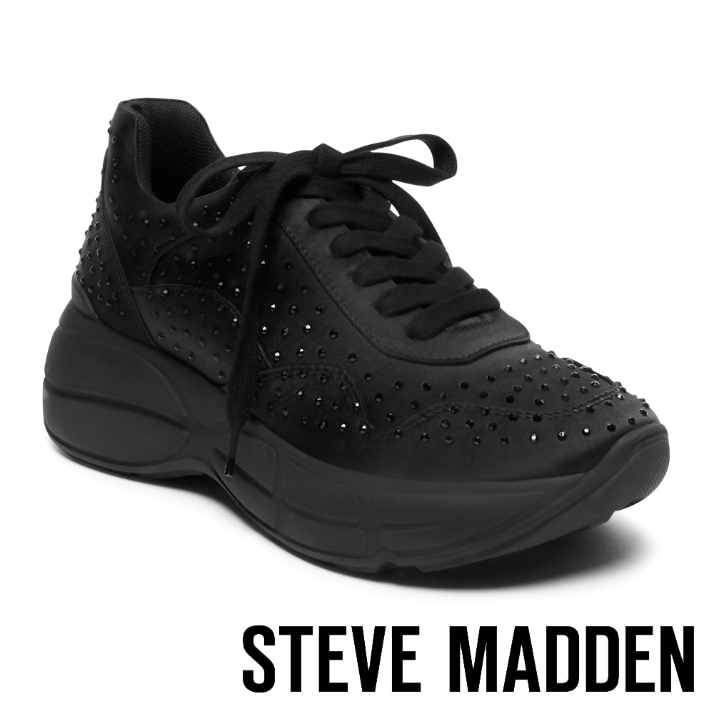 STEVE MADDEN-MEMORY-R潮流款閃耀時尚老爹鞋-黑色