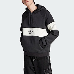 Adidas Hack NY Hoodie [IP9488] 男 連帽 上衣 帽T 亞洲版 經典 休閒 寬鬆 撞色 黑白