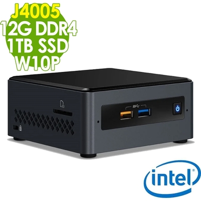 Intel 無線迷你電腦 NUC J4005/4G+8G/1TSSD/W10P