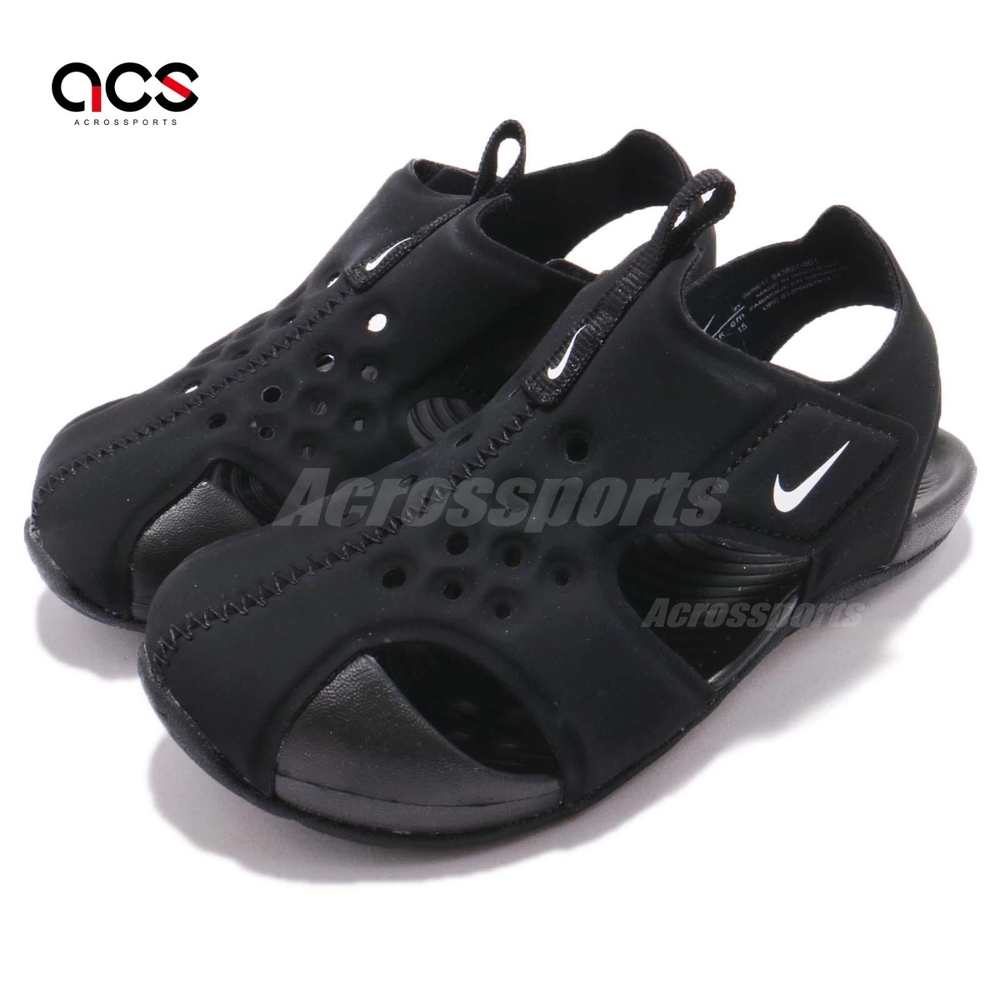 Nike 童鞋 Sunray Protect 2 TD 小朋友 黑 涼鞋 護趾 黑 943827-001