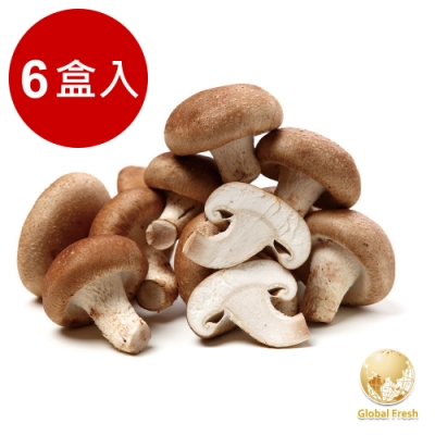 Global Fresh 肉厚鮮嫩埔里鮮香菇 (150g/盒，6盒/箱)