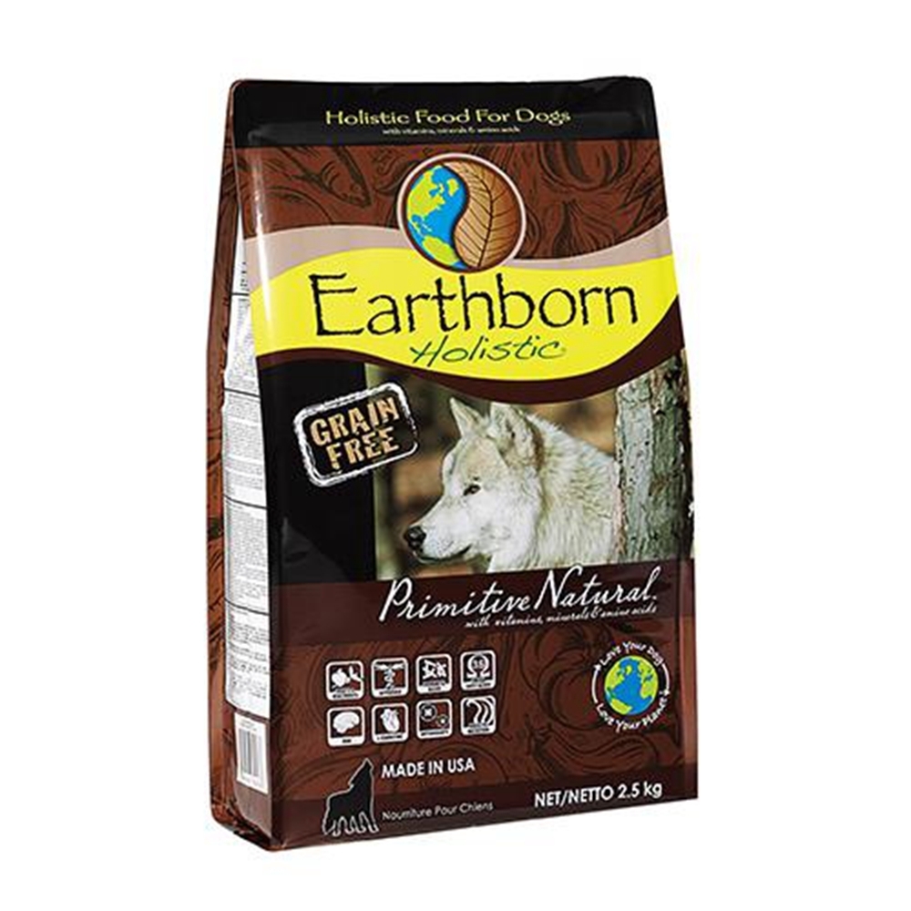 Earthborn原野優越-農場低敏無穀犬-火雞肉+雞肉+鮭魚 2.5KG(EB-1141)(購買第二件贈送寵物零食x1包)