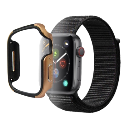 刀鋒Edge Apple Watch Series 4(44mm)鋁合金雙料保護殼 古銅金