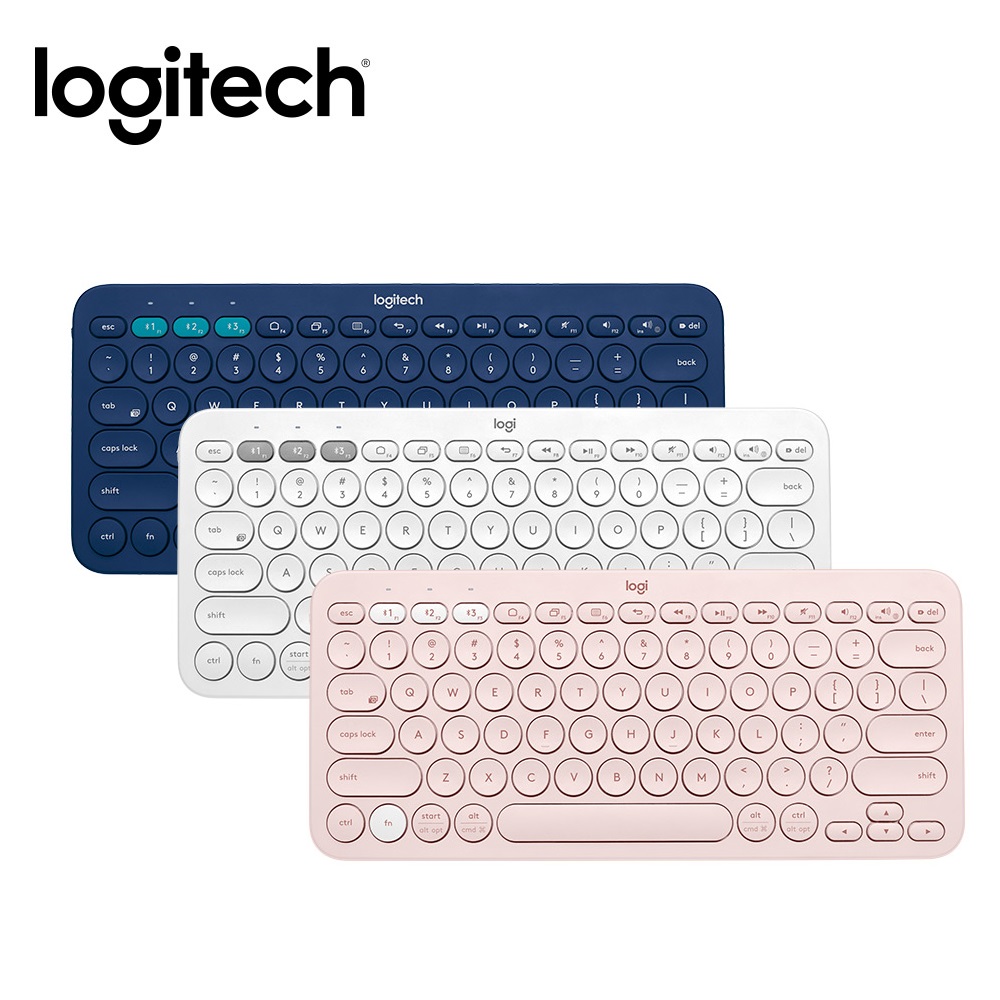 羅技 logitech K380多工藍芽鍵盤(粉白藍三色選)