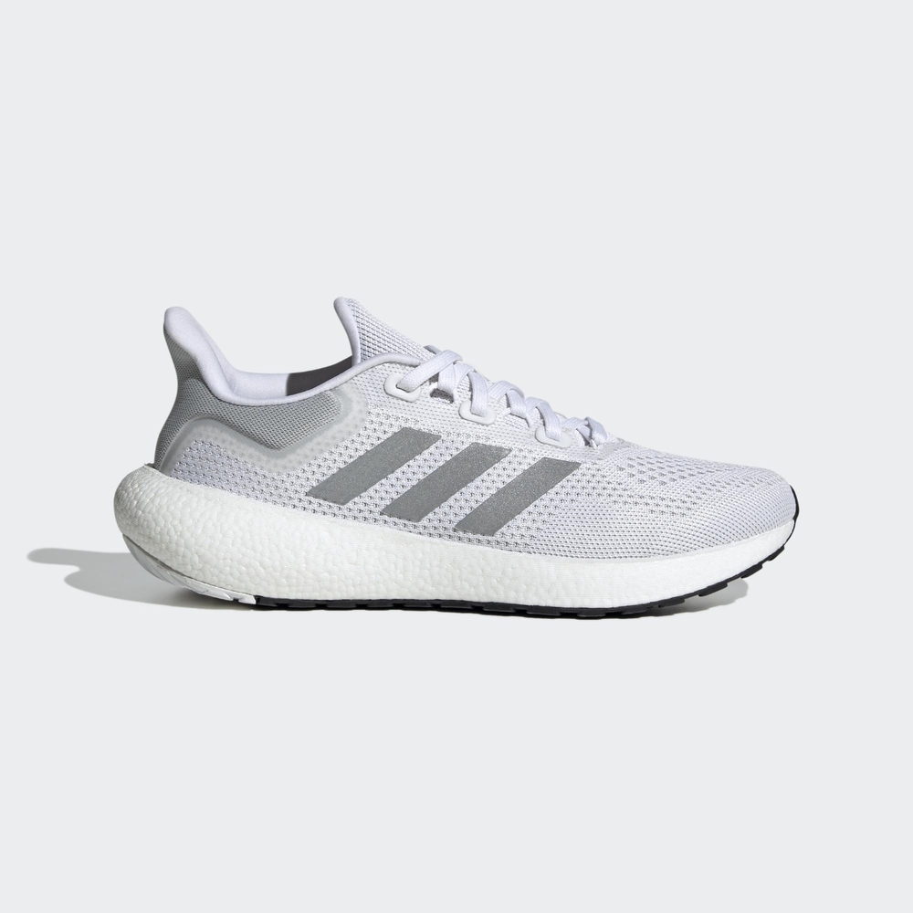 ADIDAS PUREBOOST JET W女避震慢跑鞋 -灰白-GW0906