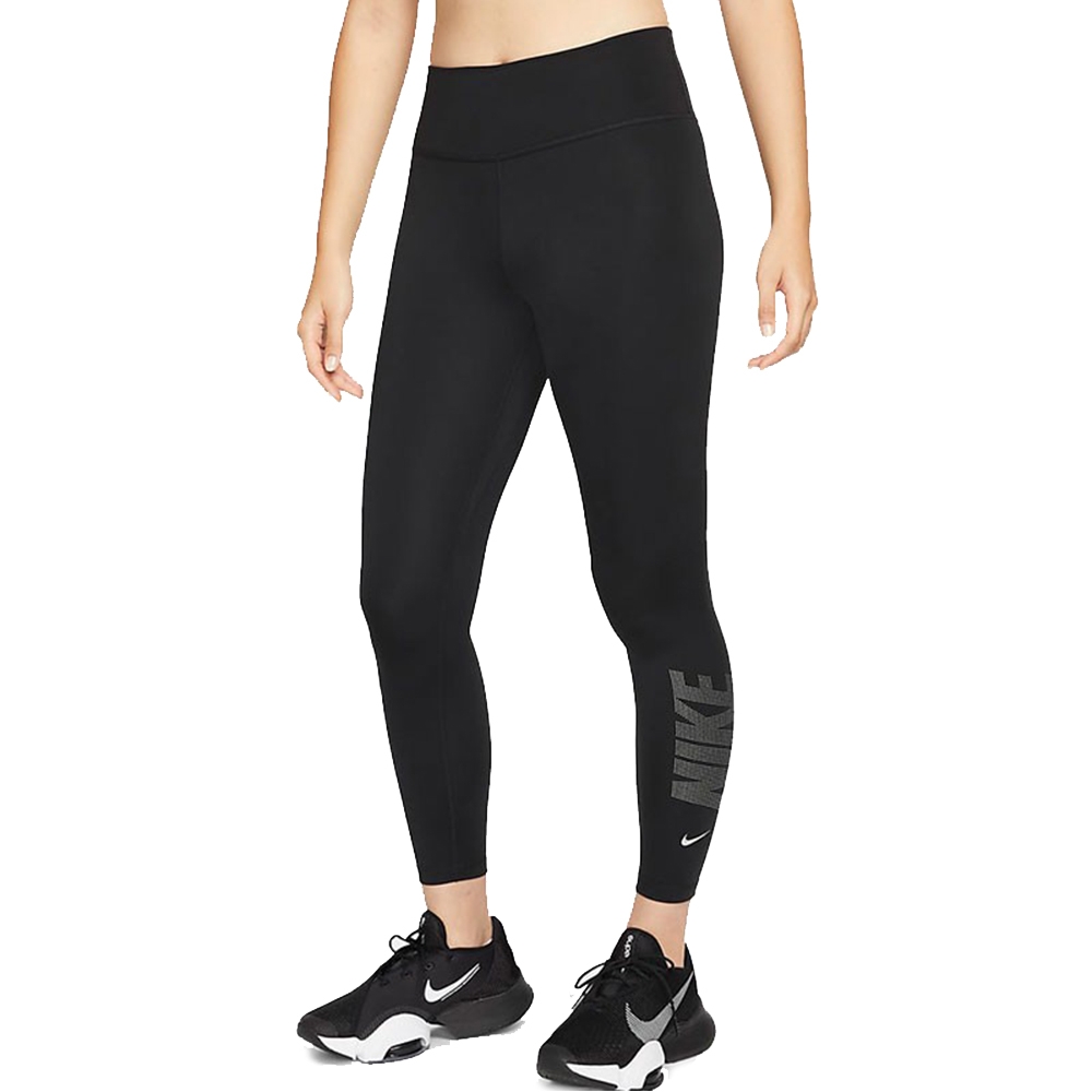 Nike 緊身褲Yoga 7/8 Leggings 高腰黑吸濕快乾瑜珈內搭運動DM7024-010