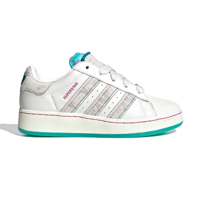 Adidas Fefei Ruan x Superstar XLG 男鞋 白灰色 新年 龍年 休閒鞋 ID1140