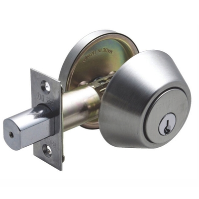 【加安】防火級 輔助鎖 補助鎖 門鎖 60mm 扁平鑰匙 單面 門厚52-65mm