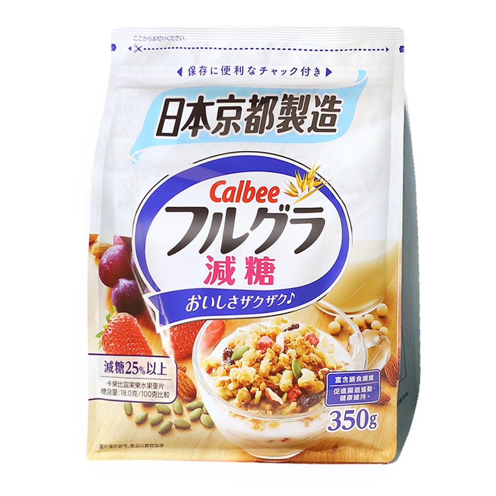 Calbee卡樂比 富果樂減糖麥片(350g)