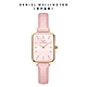 Daniel Wellington DW 手錶 Quadro 20X26 春日花時系列真皮皮革錶-粉彩貝母錶盤 DW00100636 product thumbnail 1