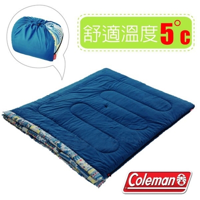 【Coleman】2合1家庭睡袋-(5度C).棉被/可機洗.可雙併_CM-27257