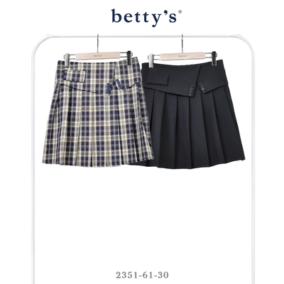 betty’s貝蒂思 高腰鬆緊百褶造型短裙(共二色)