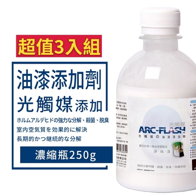 【ARC-FLASH光觸媒】油漆添加劑 250g 超值3入組