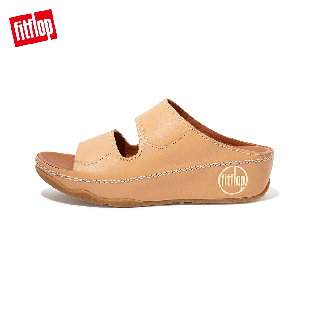 FitFlop SHUV SLIDES 簡約造型雙帶涼鞋-女(裸膚色)