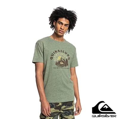 【QUIKSILVER】MOUNTAIN SIDE SS T恤 軍綠