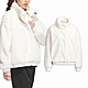 adidas 外套 City Escape Jacket 女款 白 全白 立領 毛絨絨 保暖 愛迪達 IP7045 product thumbnail 1