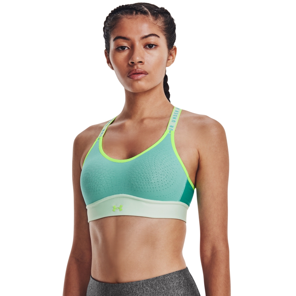 【UNDER ARMOUR】女 Infinity中衝擊運動內衣_1370062-369