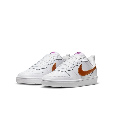 NIKE 休閒鞋 女鞋 大童 運動鞋 COURT BOROUGH LOW 2 SE GS 白 DQ5979-100