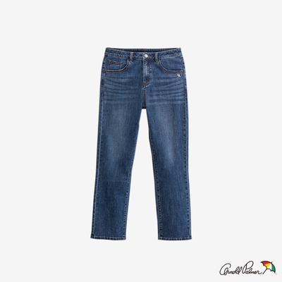 Arnold Palmer -女裝-基本款涼感直筒牛仔褲-深藍色