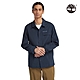Timberland 男款深寶石藍長袖襯衫外套|A2JJR433 product thumbnail 1