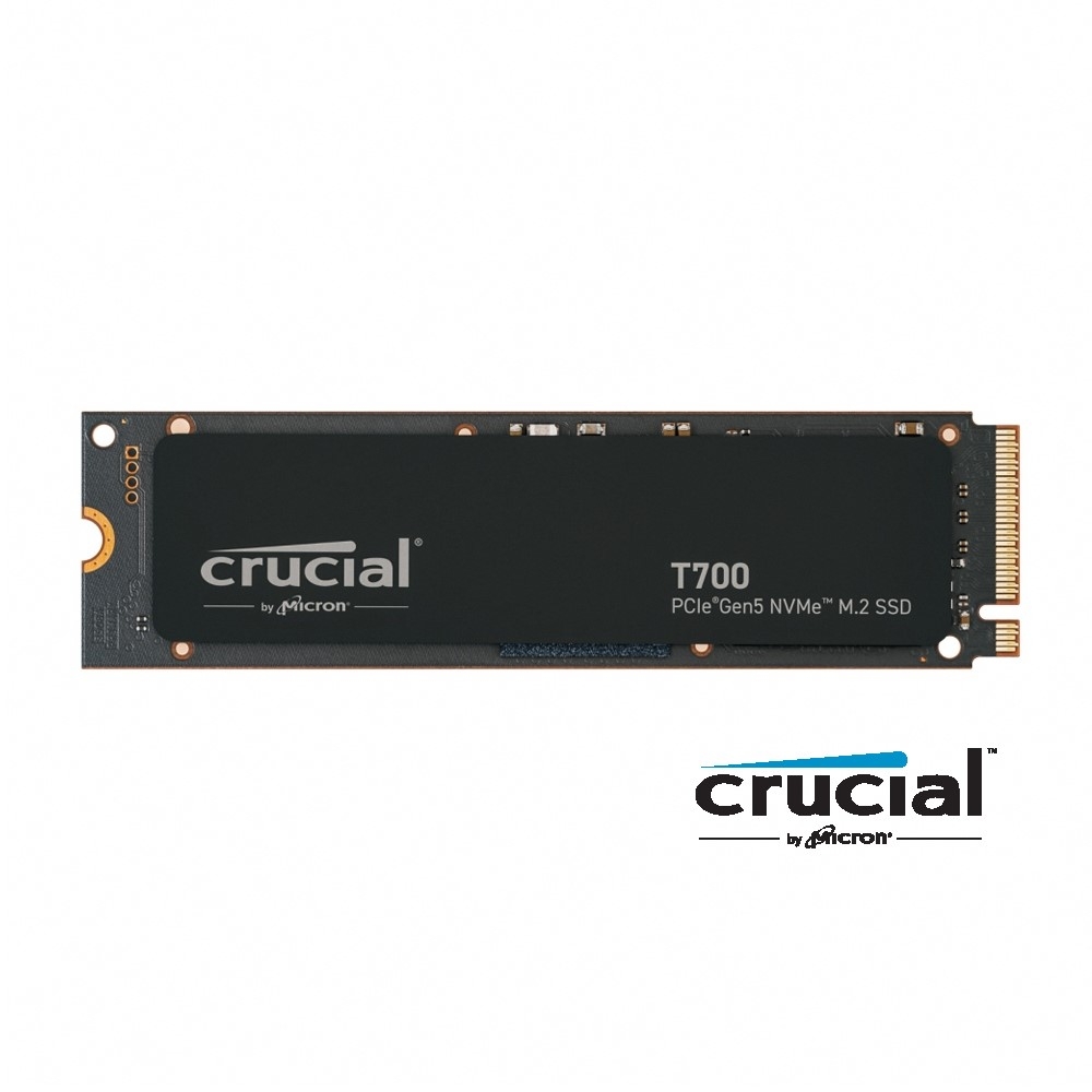 美光 Micron Crucial T700 1TB PCIe Gen5 NVMe M.2 SSD CT1000T700SSD3