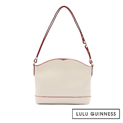 LULU GUINNESS VALERIE 肩背包 (米白)