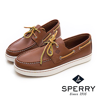 SPERRY 紳士風尚時尚經典帆船鞋(男)-棕色