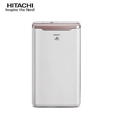 HITACHI日立 10L 1級LED面板清淨除濕機 RD-20FR 玫瑰金