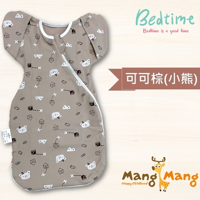 Mang Mang 小鹿蔓蔓Bedtime嬰兒包巾睡袋(可可棕)