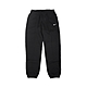 Nike 長褲 Essential Fleece Pants 女款 NSW 刷毛 寬鬆 鬆緊帶 縮口褲 黑 白 BV4090-010 product thumbnail 1