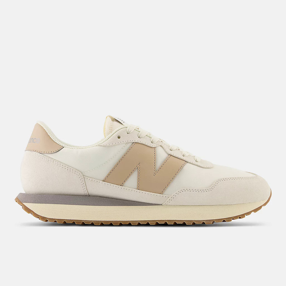 New Balance [MS237CJ] 男女 休閒鞋 運動 復古 237系列 D楦 緩震 舒適 簡約 穿搭 杏白棕