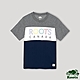 Roots 男裝- 愛最大加拿大日系列 色塊拼接短袖T恤-灰色 product thumbnail 1