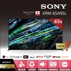 【SONY 索尼】BRAVIA 65型 4K HDR QD-OLED Google TV顯示器 XRM-65A95L