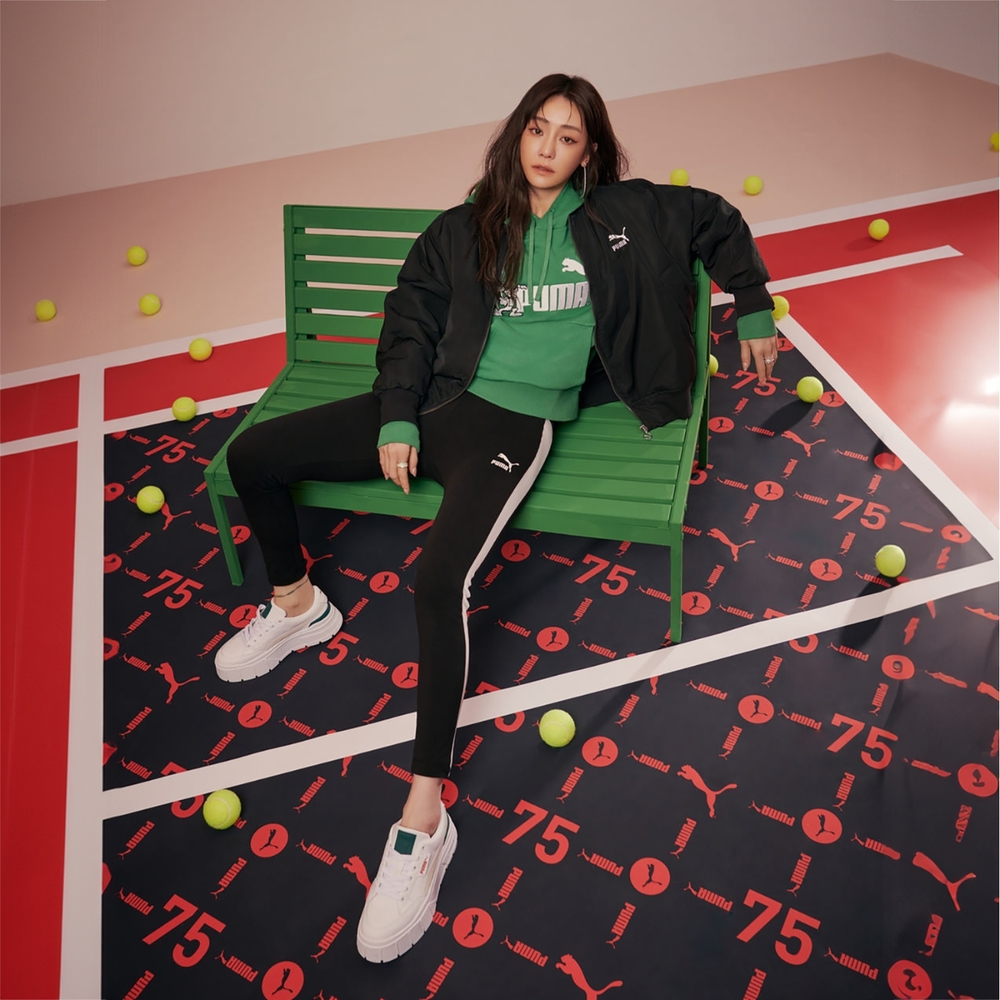 Puma 棒球外套T7 Bomber 女款黑外套寬鬆謝欣穎著用62168901 | PUMA