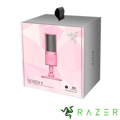 Razer Seiren X Quartz Pink 魔音海妖 實況電競麥克風(粉晶)