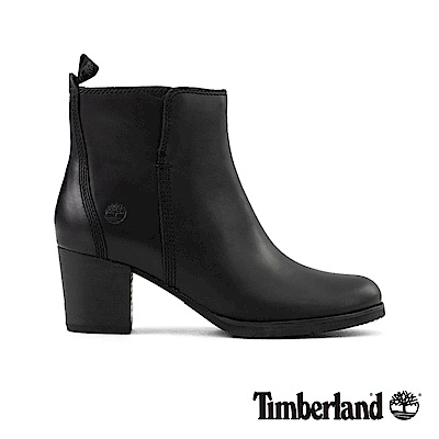 Timberland 女款黑色全粒面皮革Eleonor 休閒鞋 | A1PZ5