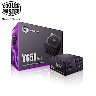 Cooler Master V650 Gold 80Plus金牌電源供應器