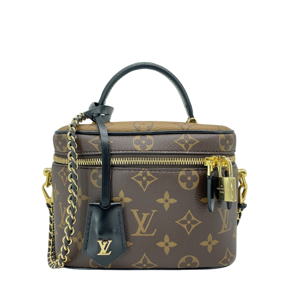 二手品Louis Vuitton Vanity PM 帆布二用包(M45165-咖) | 二手國際精品