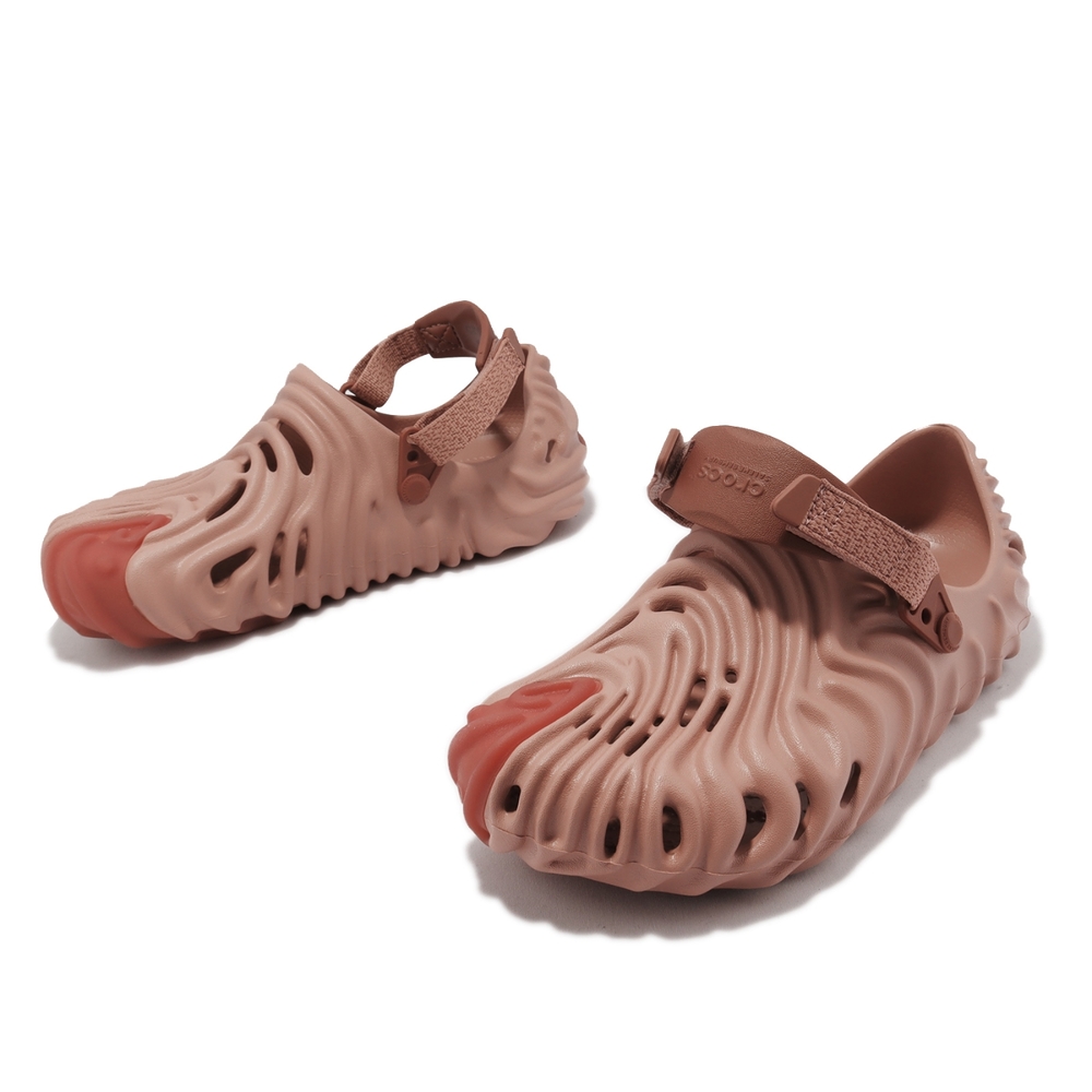 Crocs Salehe Bembury x The Pollex Clog 男女鞋鮭魚粉聯名涼鞋卡駱馳