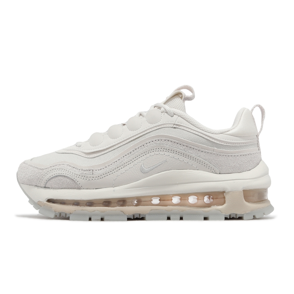 Nike 休閒鞋Wmns Air Max 97 Futura 女鞋米白奶茶氣墊子彈復古運動鞋