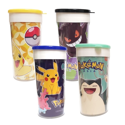 (4入)Pokémon 精靈寶可夢 神奇寶貝隨手杯200ML